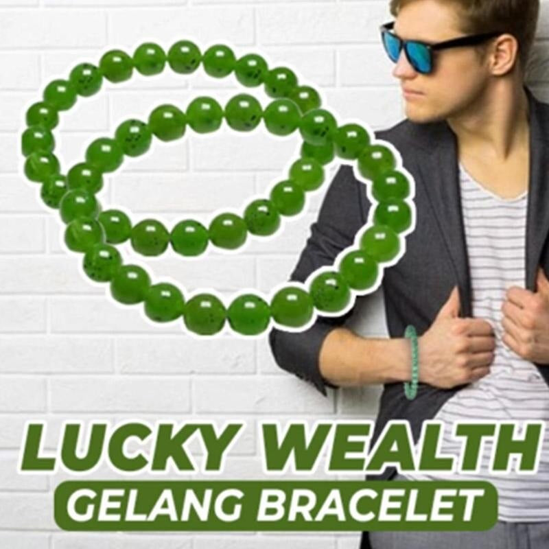 Handmade Green Aventurine Wealth Bracelet for Men and Women - Natural Beaded Charm Bracelet for Good Luck and Prosperity