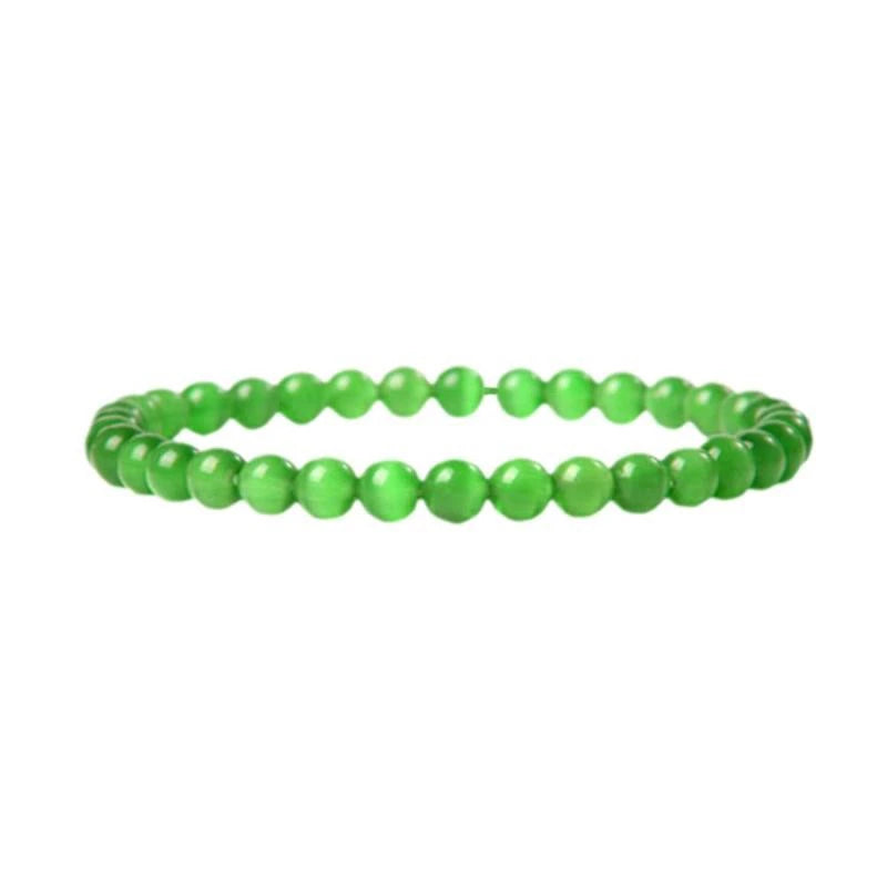 Handmade Green Aventurine Wealth Bracelet for Men and Women - Natural Beaded Charm Bracelet for Good Luck and Prosperity