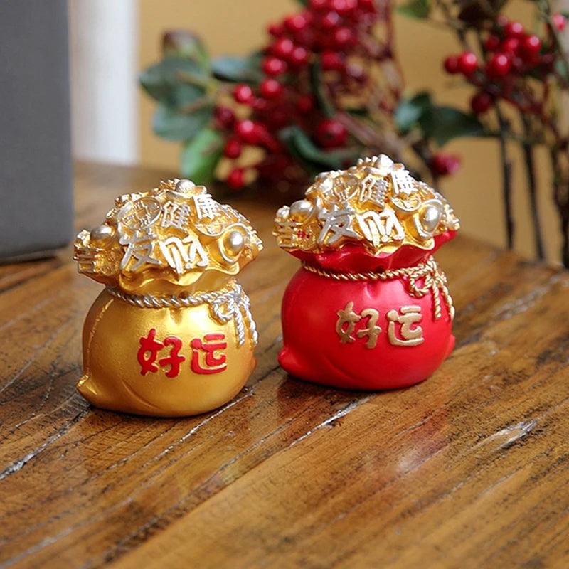 Chinese Citrine Money Tree God Feng Shui Fa Cai Lucky Fortune Miniature New Year Home Decorating Desktop Car Cabinet Ornaments