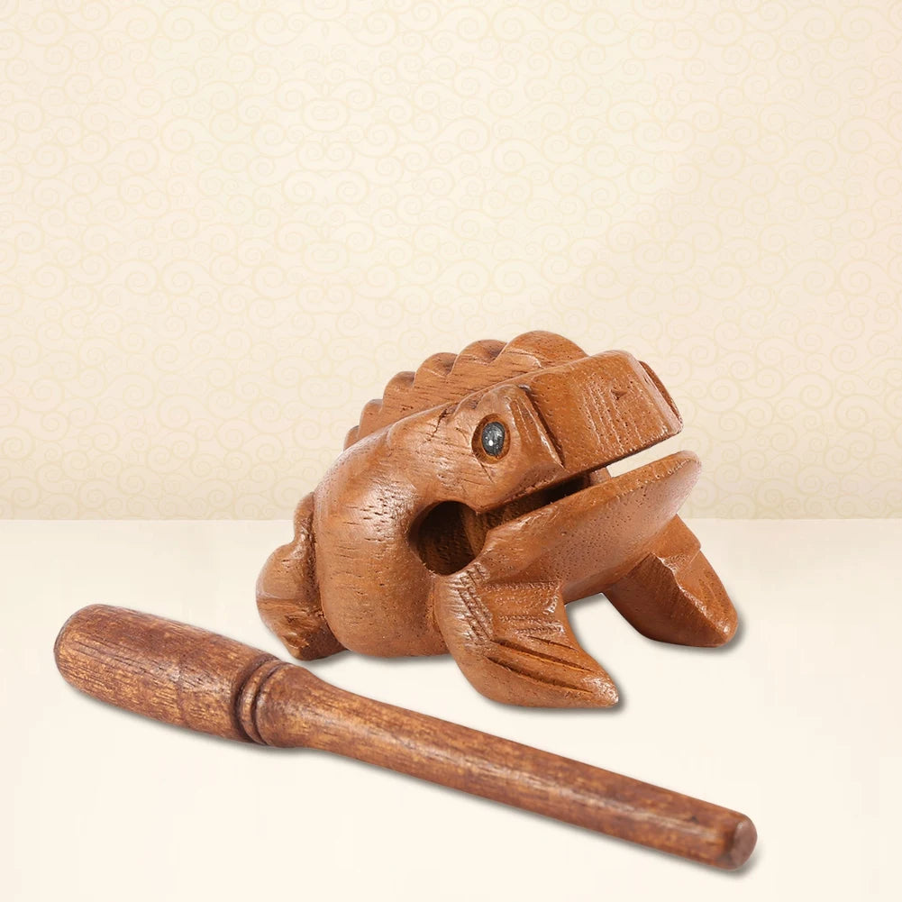 Lucky Thailand Wood Thailand Traditional Craft Wooden Lucky Croaking Musical Instrument Home Office Decor